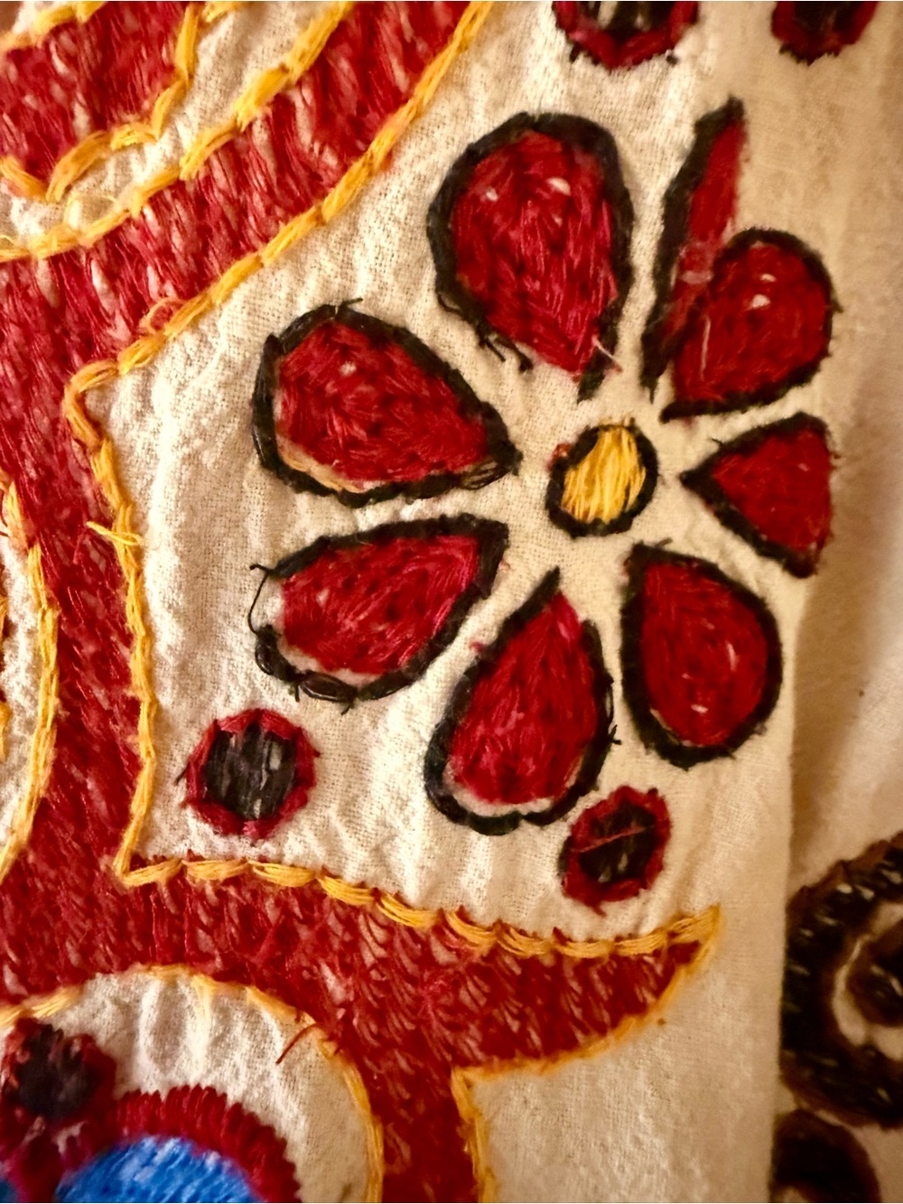 Zara Linen Blend Embroidered Babydoll Dress - Picture 5 of 7